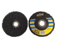 Brúsny nylonový kotúč 125x22 mm na hrubé čistenie, čierny kotúč
