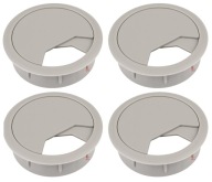 4 KUSY FI 60MM KÁBLOVÝ VSTUP, SIVÁ