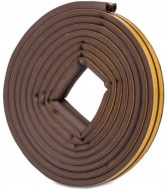 Tesnenie samolepiace typ D 9x8mm hnedá 6m