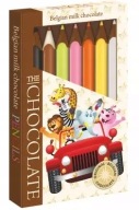 Čokoládové pastelky ANIMALS 100g belg