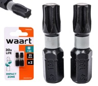 HROTY SKRUTKOVAČA T30 25 mm TORX NÁRAZOVÉ BITKY 2x