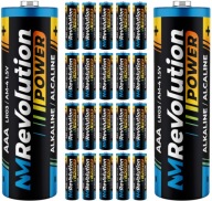 20x VÝKONNÁ NM REVOLUTION ALKALICKÁ LR03 AAA BATÉRIA