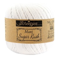 Šnúrka Scheepjes Maxi Sugar Rush - 106 biela