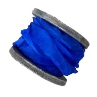 Stuha RIBBON MIST 2,5 cm x 1,4 m chrpa modrá