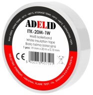 PEVNÁ VODEODOLNÁ PVC IZOLAČNÁ PÁSKA, BIELA