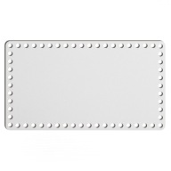 biely základný košík dno 19x34cm HDF obdĺžnik