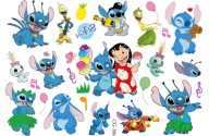 Odnímateľné tetovania pre deti LILO a STITCH CG386