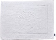 Rosa uterák na nohy 50x70 koberček 400g/m2 biely