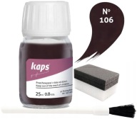 NÁTER NA KOŽNÚ RENOVÁCIU KOŽENÉHO ČALÚNENIA VOLANTU TMAVOHNEDÉ KAPSY #106