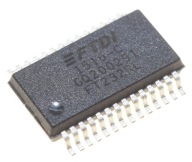 UART prevodník integrovaný obvod FT232RL USB - RS232
