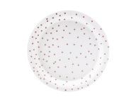 TANIERE BIELE PAPIEROVÉ TANIERE S BODKAMI, 18 cm