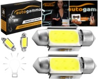 C5W LED žiarovka 31mm 5w Stabilizátor Canbus COB trubica, sada 2 ks.