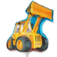 Fóliový balón na palici Bager 30 cm Konštrukcia