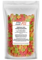 Kandizovaná papája kocky 100g, sušené farebné | Kol-Pol