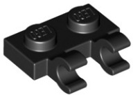 LEGO Plate Mod 1x2 Clip Hitch Black 6310268 60470b