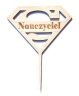Super TEACHER dekoračný topper na nalepenie