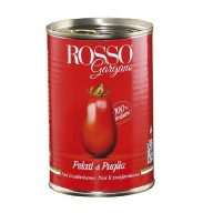 Rosso Gargana Pelati di Puglia lúpané paradajky z Apúlie 400g