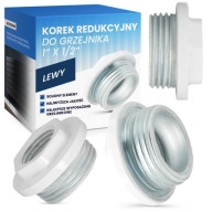 REDUKČNÁ ZÁTKA RADIÁTORA 1x1/2 GWxGZ Ľavá Oceľ REDUKČNÁ Radiátor