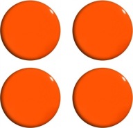 MAGNETY NA DOSKY, 4 kusy, 40mm, oranžové TETIS