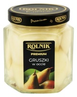 Rolnik Premium pasterizované hrušky v octe 560ml