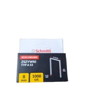 SCHMITH ZOŠÍVAČKY 8MM 1000 KS PRE PREBERAČ TYP A / 53