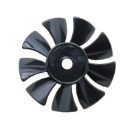 Bezolejový ventilátor motora kompresora, 14mm, smer otáčania vpravo
