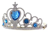 Diadém Tiara Strieborná korunná princezná kráľovnej ľadovej gule