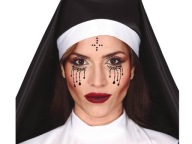 Samolepiace šperky na tvár Nun