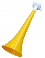 ŽLTÁ TRUBKA PRE FANOUŠKOV HLASNÁ VUVUZELA