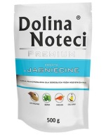 DOLINA NOTECI PREMIUM vlhké krmivo pre psov bohaté na jahňacie mäso 500g