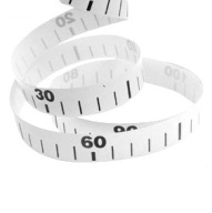 Samolepiaci meter pre stroj s vázaným stehom, centimeter, krajčírsky meter, 100 cm