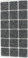 Samolepiace plsti STAROSTLIVOSŤ O PODLAHU 30 x 30 mm ŠEDÁ