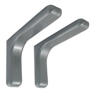 LEONARDO držiak police 12cm Silver 2 ks