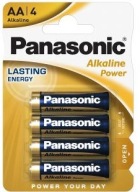 BATÉRIE PANASONIC LR06 1,5V AA 4 alkalické napájanie