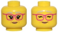 LEGO 3626cpb2933 okuliare na figúrky HEAD HEAD NOVÉ (1g)