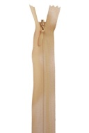 Vnútorný tkaný zips C3 25 cm Nude