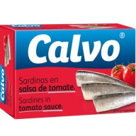 CALVO Sardinky v paradajkovej omáčke 120g