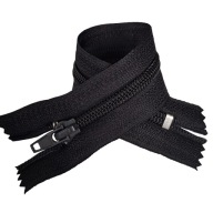 ŠPIRÁLOVÝ Zips 35cm ČIERNA