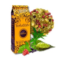 Yerba Mate CHILLOUT 200g WildPower konopné šišky z čiernych ríbezlí