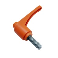 Oranžová upínacia páka 78mm so skrutkou M10x60