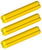 LEGO Technic Axle 3 žltá (4519/6130007) 3 ks