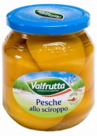 Talianske broskyne v sirupe v tégliku