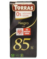 Tmavá čokoláda 85% bez cukru Keto bez lepku