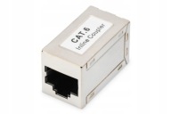 Adaptér hlavňového konektora cat.6 RJ45 STP zásuvka-zásuvka