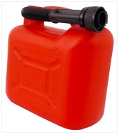 Z4O98 PLASTOVÝ PALIVOVÝ KANICK, 5L, ČERVENÝ 0000-00
