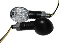 Ľavé zadné smerové svetlo, 11 LED, oválne M10 abs