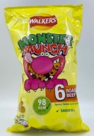 1x 132g WALKERS Lays Monster Munch Roast Beef UK