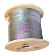 Lano, lanko, nerez, priemer 3 mm, 1 meter, 7x19