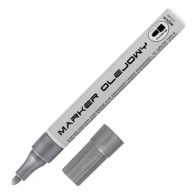 TOMA OIL MARKER 420 Round Silver