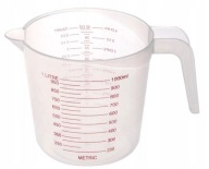 KUCHYŇSKÝ ODMERNÝ hrnček S ODBORNÝM džbánom ODMERA 1L